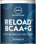 MRM Nutrition Reload BCAA+G Post-Workout Recovery| Watermelon Flavored| 9.6g Amino Acids| with CarnoSynAÃƒâ€šÃ‚Â®| Muscle Recovery| Keto Friendly| 26 Servings