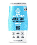 Lakanto Monk Fruit Extract Drops Liquid Sweetener - Zero Calorie, Zero Sugar, Keto Drink Sweetener, Sugar Substitute, On the Go, Tea, Coffee, Smoothies - Original 1.76 Fl Oz (Pack of 1)