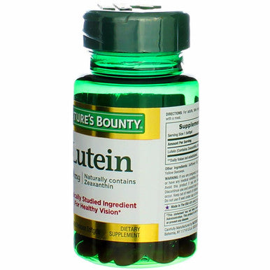 Nature's Bounty Lutein -- 20 Mg - 40 Softgels