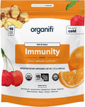 Organifi Immunity - Organic Superfood Immunity Support - 15 Single Serve Packets - Immunity Powder For T Cell Production And Upper Respiratory Health - Mushroom Beta Glucans, Vitamin C, D And Zinc