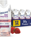 Ensure Max Protein CafÃƒÆ’Ã‚Â© Mocha Shake, 30g High Protein, 12 Pack | 30g Protein to Support Muscle Health & Manage Hunger for Adults, Each Protein Shake has 1g Sugar, 150 Calories, 4g Fiber