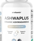 Envitamin Ashwaplus Organic Ashwaghanda Multivitamin with Black Pepper