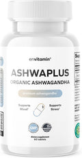 Envitamin Ashwaplus Organic Ashwaghanda Multivitamin with Black Pepper