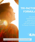 4Life Transfer Factor Tri-Factor Formula - Advanced Immune Support Supplement with Cow Colostrum & Chicken Egg Yolk - Boosts NK Cell Activity & Overall Immunity - 60 Veggie Capsules