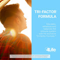 4Life Transfer Factor Tri-Factor Formula - Advanced Immune Support Supplement with Cow Colostrum & Chicken Egg Yolk - Boosts NK Cell Activity & Overall Immunity - 60 Veggie Capsules