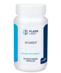 Klaire Labs Acumen - Cognitive Support Supplement with Bacopa Monnieri Extract - Memory Support - Gluten- & Hypoallergenic Bacopa Capsules for Adults & Kids 7+ (60 Capsules)