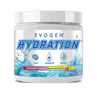 Evogen Hydration - Electrolytes Powder | Sugar-Free Electrolyte Powder Supplement for Hydration Energy and Recovery | Coconut Water B Vitamins Potassium | Strawberry Lemonade | 30 Servings
