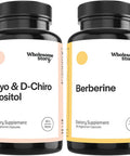 MyoInositol DChiro Inositol Blend Berberine 1500mg HCl Supplement 30 Day Supply