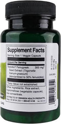 Swanson Testofen Fenugreek Extract - Ayurvedic Herbal Supplement Promoting Health for Men and Women - (60 Veggie Capsules 300mg Each) 2 Pack