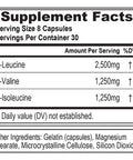 BCAAs Amino s Supplement for Men - EVL 2:1:1 5g BCAA Capsules for Post Workout Recovery and Lean Muscle Builder for Men - BCAA5000 Branched Chain Amino s Nutritional Supplement - 30 Servings