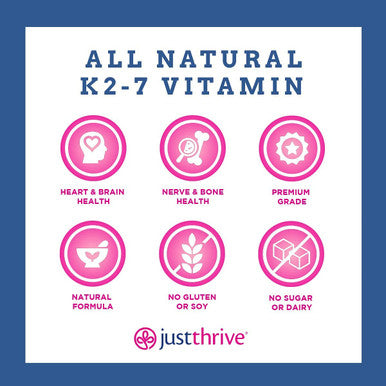 Just Thrive Vitamin K2-7 320 Mcg - 30-Day Supply