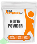 BulkSupplements Rutin Powder - Dietary Supplement, Antioxidants Source - from Sophora Japonica, Soy Free - 500mg , 200 Servings (100 Grams - 3.5 oz)