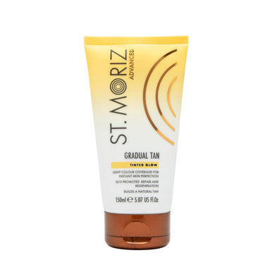 St. Moriz Professional Medium Instant Tan 1 Day Wash Off Fake Tan Lotion with Aloe Vera and Vitamin E Fast-Drying Transfer-Resistant Vegan 150ml