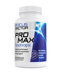Focus Factor PRO MAX Nootropic, 60ct ÃƒÂ¢Ã¢â€šÂ¬Ã¢â‚¬Å“ Brain Supplement for Memory, Concentration, Focus & Energy ÃƒÂ¢Ã¢â€šÂ¬Ã¢â‚¬Å“ Ginkgo Biloba, Lions Mane, Bacopa Monnieri Capsules, for Brain Health & Cognitive Support, White