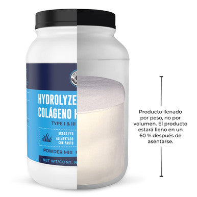 Left Coast Performance Colageno Hidrolizado En Polvo Para Mujeres y Hombres - P ptidos de Colageno tipo I & III -Alimentado Con Pasto - Sin Sabor Apoya articulaciones piel Cabello u as - Mejor Valor Por Tu Dinero 2lb
