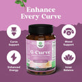 Natures Craft Bundle of G-Curve Breast and Butt Enhancer Pills May Support Voluptuous Curves and Liver Cleanse Detox & Repair Formula - Herbal Liver Support Supplement