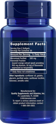 Life Extension Youthful Legs, 60 soft gels