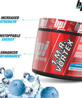 BPI Sports 1.M.R. Vortex Pre-Workout Powder, Blue Raz, 5.3 Ounce