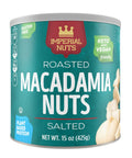 Imperial Nuts - Macadamia Nuts Roasted Salted - Oil Roasted 15 oz | Fresh tasty macadamias
