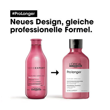 L'Oreal Paris Professionnel Strengthening Hair Shampoo For Long And Thin Hair With Filler A-100 & Amino Acids Expert Series Pro Longer Shampoo 300 Ml