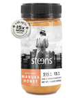 Steens Manuka Honey - MGO 515+ - Pure & Raw 100% Certified UMF 15+ Manuka Honey - Bottled and Sealed in New Zealand - 7.9 oz Jar