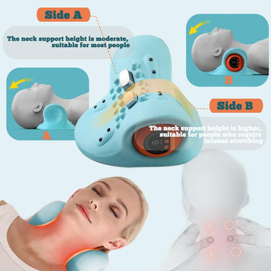 Neck Massager, Shiatsu Neck Massager With Heat Electric Shoulder & Cervical Massage For Pain Relief Deep Tissue Massage Pillow, 26 Angle Cervical Traction Device