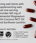 Sports Research Magnesium Glycinate - Suports Restful Sleep & Enzymatic Processes - 160 Mg Chelated Magnesium - Liquid Softgel - 120 Count
