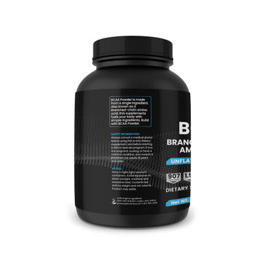 PURE ORIGINAL INGREDIENTS 2:1 Bcaa Powder, 3 Lbs, Branched-Chain Amino Acids, Unflavored, 907 Servings, Always Pure, No Additives Or Fillers