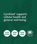 Standard Process Cyrofood - Whole Food Digestion, Digestive Health And Wellbeing With Shiitake, Reishi Mushroom Powder, Ascorbic