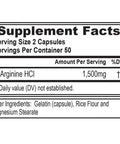 Evlution Nitric Oxide Booster L-Arginine Supplement - High Potency Nitric Oxide Supplement with 1500mg of L Arginine for Enhanced Energy Muscle Growth and Vascularity Nutrition NO Booster