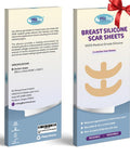 Breast Augmentation Post Surgery Supplies- Silicone Scar Sheets For Breast Surgical Scars-Breast Reduction Recovery Supplies After Surgery Needs- Comfortable Under Post Op Bra