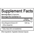 NutriFlair Citrus Bergamot 1200mg, 120 Capsules - 25:1 Citrus Bergamia - Essential Oil and Citrus Bioflavonoids Supplements - , Non-GMO Pills
