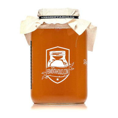 Fermentaholics Jun Kombucha Starter Culture Usda Organic Jun Scoby and Starter Tea Makes 1 Gallon Brewed With Organic Green Tea and Honey Brew Jun Tea