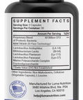 Luma Nutrition Probiotics 60 Billion CFU with Prebiotics Probiotics 60 Capsules