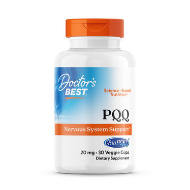 Doctor'S Best Pqq With Biopqq Supplement 20 Mg - Brain Health Support For Men & Women Pyrroloquinoline Quinone Capsules Daily Mitochondrial Function & Energy Support Gluten Free Vegan 30 Veg Caps