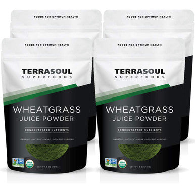 Terrasoul Superfoods Organic Wheat Grass Juice Powder 20 Ounces - USA Grown