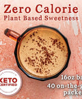 In the Raw Monk Fruit Sweetener Bundle ÃƒÂ¢Ã¢â€šÂ¬Ã¢â‚¬Å“ 16 OZ Bag of Natural Powder + 40 Zero-Calorie Sweetener Packets, Keto Sugar Substitute