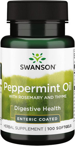 Swanson Peppermint Oil Combination 100 Sgels