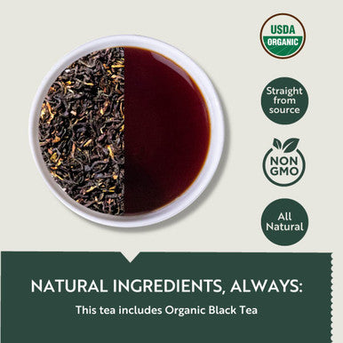 Luxmi Estates - Black Tea Energy Variety Tea Pack (2 Pack) - With Masala Chai & English Breakfast | Caffeinated Assam Black Tea | Smooth Flavourful Robust | 50 Organic Black Tea Bags