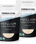 Terrasoul Superfoods Organic Psyllium Husk Powder 2 Lbs 2 Pack Superfine Texture High Purity Keto Baking