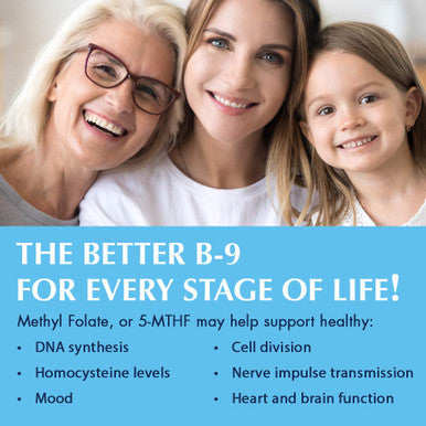 Kal 400 Mcg Methyl Folate Tablets, 90 Count