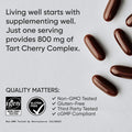 Sports Research Tart Cherry Concentrate - Made From Montmorency Tart Cherries - Non-Gmo & Gluten (60 Liquid Softgels)
