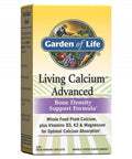 Garden of Life Calcium Supplement - Living Calcium Advanced Bone Density Support Formula, 1,000mg Whole Food Plant Calcium Plus Vitamins D3, K1 and Magnesium for Absorption, 120 Vegetarian Caplets