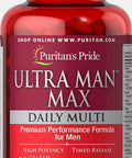 Puritans Pride Ultra Man Max, 90 Count