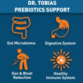 Dr. Tobias Prebiotics Helps Support Digestion Gut Health Boost Immune System Feed Good Probiotic Bacteria Vegan NonGMO Dietary Fiber Supplement 1 Daily 30 Capsules