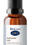 BioCare Nutrisorb Iron - Liquid Iron Gluconate for Red Blood Cell Formation and Energy - 15ml