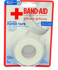Band-Aid Paper Tape Small 1"X10Yd - 1 Roll, Pack Of 5