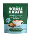 Whole Earth Zero Calorie Stevia, Monk Fruit and Allulose Sweetener, Zero Calorie Sugar Substitute, Keto-Friendly, Non-GMO, No Erythritol, Erythritol-Free, Pouch, 12oz Pouch
