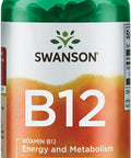 Swanson Energy Bundle: Blacktrap Molasses - Vitamin B12 - Pqq Pyrroloquinoline Quinone - Rhodiola Ashwagandha Ginseng