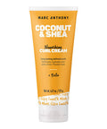 Marc Anthony Nourishing Curl Cream, Coconut Oil & Shea Butter - Anti-Frizz Biotin Detangling Cream to Enhance Curls, Defrizz, Hydrate & Adds Shine - Color Safe & Sulfate Free Styling Product
